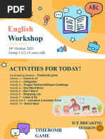 English Workshop (Junior) 101023