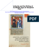 Abbatial Authority and The Writing of History in The Middle Ages DR Benjamin Pohl Full Chapter