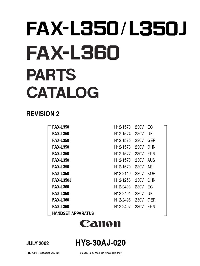 Fax L360 | PDF