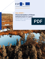 Characterization of Green Infrastructure in Latvia