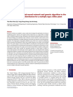 Application of Artificial Neural Network and Genetic Algorithm To The Optimization of Load Distribution For A Multiple-Type-Chiller Plant