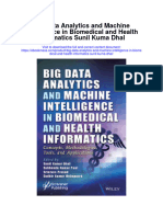 Download Big Data Analytics And Machine Intelligence In Biomedical And Health Informatics Sunil Kuma Dhal full chapter