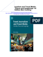 Travel Journalism and Travel Media Identities Places and Imaginings 1St Ed Edition Ben Cocking All Chapter