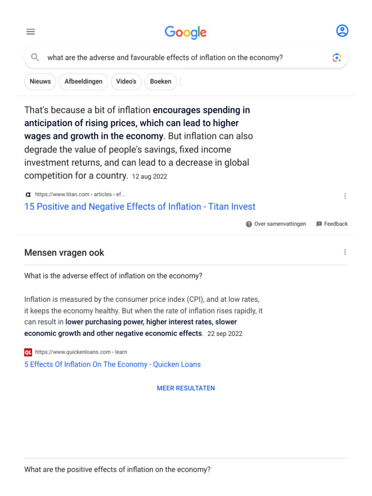 Effects of Inflation on the Economy | PDF | Inflation | Interest Rates