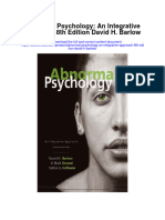 Abnormal Psychology An Integrative Approach 8Th Edition David H Barlow Full Chapter