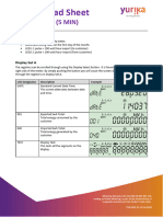 YUR 4201 EDMI Mk10A Read Sheet - 5 MIN