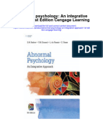 Download Abnormal Psychology An Integrative Approach 1St Edition Cengage Learning full chapter