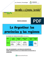 La argentina- las provinicas y lsa regiones - 6° grado