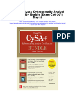 Comptia Cysa Cybersecurity Analyst Certification Bundle Exam Cs0 001 Maymi Full Chapter
