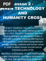 Lesson 2 - When Technology AND Humanity Cross