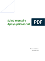 MSF Salud Mental y Apoyo Psicosocial 2022