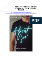 About You Instalove Romance Novella Ravenwood University Book 1 Emily Rayard Full Chapter
