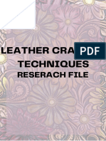 Leather Crafts & Techniques Jury