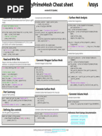 Pyprimemesh Cheat Sheet