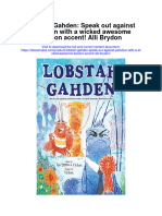Download Lobstah Gahden Speak Out Against Pollution With A Wicked Awesome Boston Accent Alli Brydon full chapter