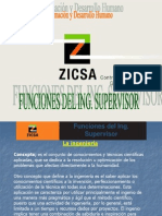 Funciones Del Ing. Supervisor