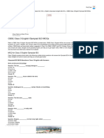 CBSE Class 3 English Olympiad IEO MCQS, Multiple Choice Questions