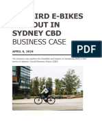 Bird E-bikes - Business Case