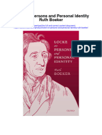 Locke On Persons and Personal Identity Ruth Boeker Full Chapter