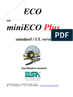 MiniECO MiniECO PLUS Installation Manual Rev 5.0 En