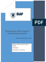 Reformas Que Dieron Lugar Al Sistema Penal Acusatorio