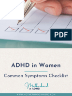 ADHD in Women A Checklist of Common Symptoms