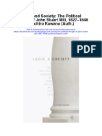 Download Logic And Society The Political Thought Of John Stuart Mill 1827 1848 Yuichiro Kawana Auth full chapter