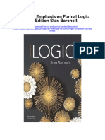 Logic An Emphasis On Formal Logic 4Th Edition Stan Baronett Full Chapter
