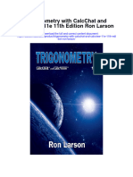 Download Trigonometry With Calcchat And Calcview 11E 11Th Edition Ron Larson all chapter