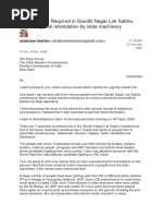 Letter to Election Commission by Shabnam Hashmi 19 April 24