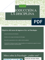 Introducción A La Psicología - Conductismo, Cognitivismo, Psicoanálisis