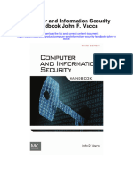 Computer and Information Security Handbook John R Vacca Full Chapter