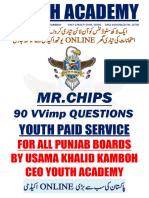 12 ENG MR Chips 90 Questions Notes by Youth Academy