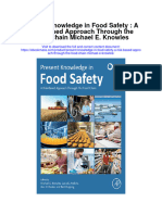 Download Present Knowledge In Food Safety A Risk Based Approach Through The Food Chain Michael E Knowles all chapter
