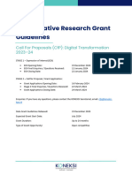 Grant Guideline of KONEKSI Call For Proposal Digital Transformation