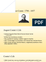 August Comte 1798 - 1857
