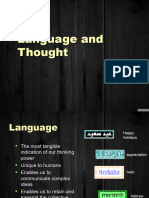 Language and Thought 2