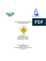 Water Flow Meter Standard Operation and Procedure