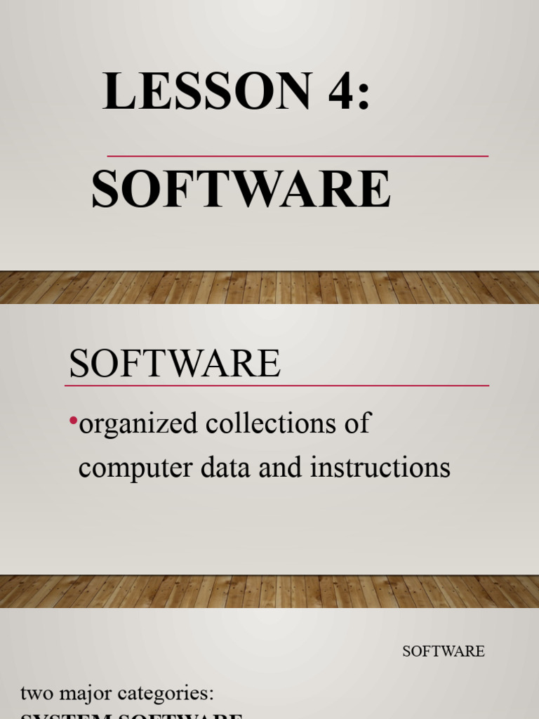 Lesson 4 Pdf Software Computer Virus