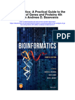Bioinformatics A Practical Guide To The Analysis of Genes and Proteins 4Th Edition Andreas D Baxevanis 2 Full Chapter