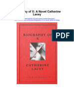 Biography of X A Novel Catherine Lacey Full Chapter