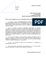 Lettre D'engagementdrc