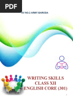 Class 12th English Writing Skills