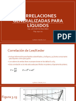 Correlaciones para Liquidos