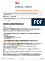 Documents - A - Fournir (1) Visa Chine Sans Prise D'empreinte (Sous Condition)