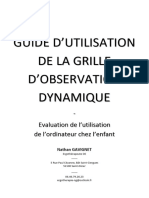 Guide D'utilisation de La Grille Dynamique - Nathan Gavignet