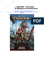 Conan D20 RPG The Exiles Sourcmodiphius Entertainment Full Chapter