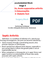 Septic Arthritis - Osteomeylitis