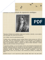 Νεκρομαντεῖον- Leibniz e a reformulação do argumento ontológico
