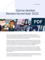 GameRefinery Analyst Bulletin - November 2023